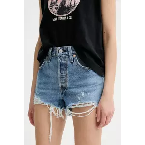 Levi's pantaloni scurți din denim 56327.0081-MedIndigoW imagine