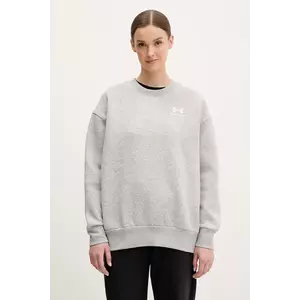 Under Armour bluza femei, culoarea gri, cu imprimeu imagine