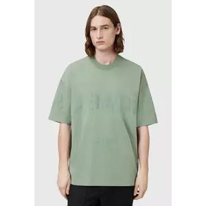 AllSaints tricou din bumbac BIGGY culoarea alb, cu imprimeu, M088PB imagine