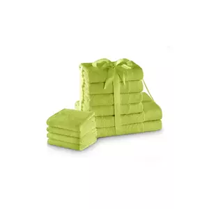 home & lifestyle set de prosoape 10-pack culoarea verde imagine