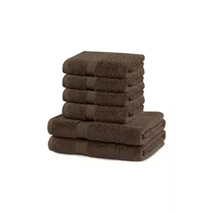 set de prosoape 6-pack culoarea maro imagine