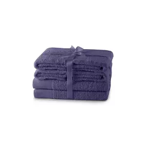 set de prosoape 6-pack culoarea violet imagine