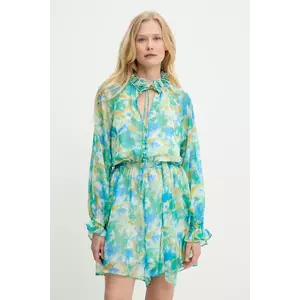 Answear Lab rochie culoarea verde, mini, evazată imagine