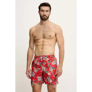 Superdry pantaloni scurți de baie culoarea rosu, M3010242A-VOD imagine