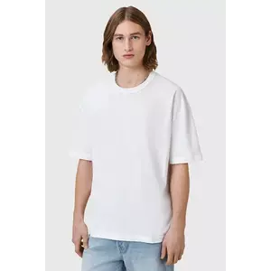 AllSaints tricou din bumbac SONNY culoarea alb, uni, M007JC imagine