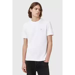 AllSaints tricou din bumbac ELLIS culoarea alb, uni, M018JC imagine