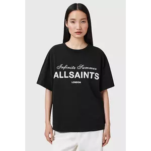 AllSaints tricou din bumbac AVRI culoarea negru, W095JC imagine