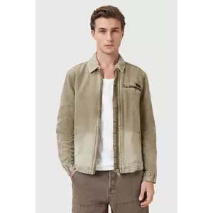 AllSaints jacheta de bumbac ROTHWELL culoarea bej, de tranzitie, M013OC imagine