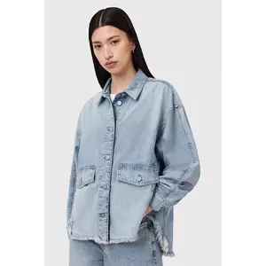 AllSaints geacă din amestec de in HETTIE de tranzitie, oversize, W111PC imagine