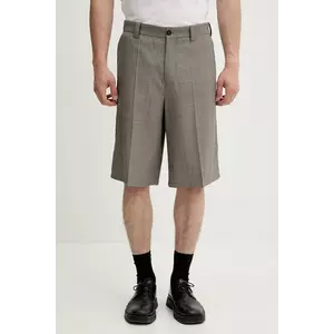 Filippa K pantaloni scurți din lână culoarea maro, 31434 imagine