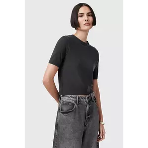 AllSaints bluză de lână ELSIE culoarea negru, uni, W068KC imagine