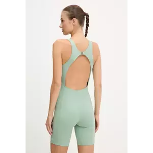 Casall salopetă culoarea verde, cu decolteu rotund, 25002 imagine