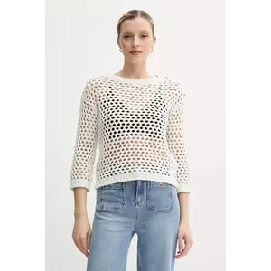 Morgan pulover MJAD culoarea alb, MJAD imagine