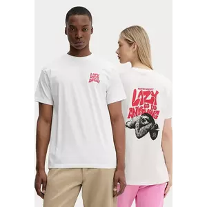 Kaotiko tricou din bumbac culoarea alb, cu imprimeu, AQ004-01-G002 imagine