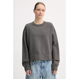 Marc O'Polo hanorac de bumbac femei, culoarea gri, uni, 5000006044 imagine