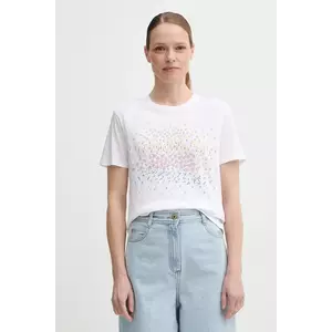 PS Paul Smith tricou din bumbac femei, culoarea alb, W2R.G799.PP4954 imagine