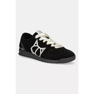 Naked Wolfe sneakers din piele intoarsă Exposure culoarea negru, Exposure Suede Black imagine