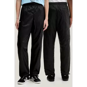 Pangaia pantaloni de trening culoarea negru, neted, 10002131 imagine