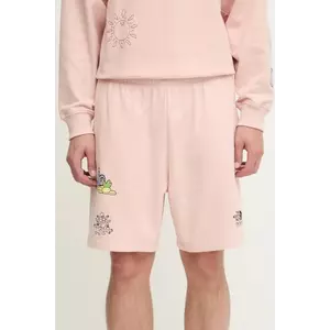 The North Face pantaloni scurți din bumbac Mountain Cleanup culoarea portocaliu, NF0A8C2XLK61 imagine