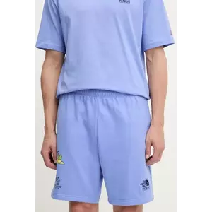 The North Face pantaloni scurți din bumbac Mountain Cleanup culoarea violet, NF0A8C2X0YI1 imagine