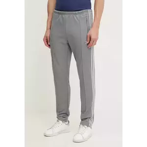 adidas Originals pantaloni de trening Classic TP culoarea gri, neted, JP1227 imagine