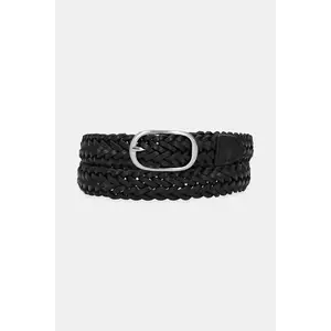 Levi's curea de piele culoarea negru, 000A4-0001 imagine