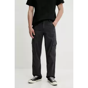 Levi's pantaloni de bumbac 568 LOOSE STRT CARGO culoarea gri, drept, 000LP imagine