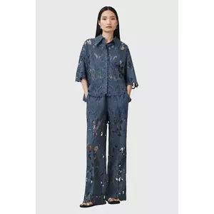 AllSaints pantaloni CHARLI drept, high waist, W080TC imagine