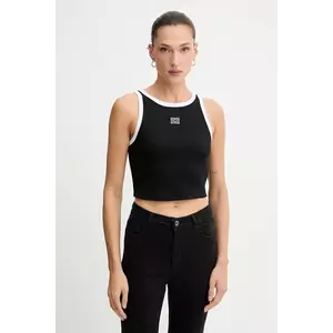 Gestuz top culoarea negru, 10910274 imagine