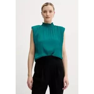 Morgan bluză OFLIP culoarea verde, uni, OFLIP imagine