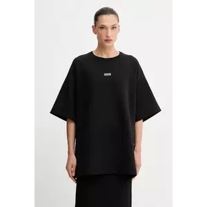 Gestuz tricou culoarea negru, 10910316 imagine