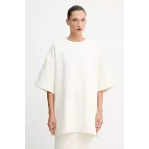 Gestuz tricou culoarea bej, 10910316 imagine