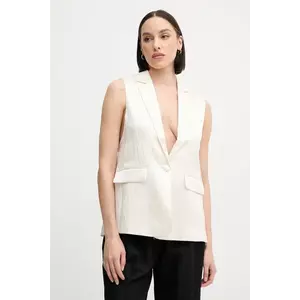 Pedro del Hierro vestă culoarea bej, un singur rand de nasturi, 7319822 imagine