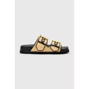 AllSaints papuci Sian Raffia Sandal culoarea bej, W091FC imagine
