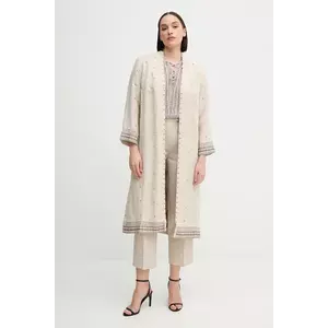 Hoss Intropia cuvertură de in culoarea bej, desfacut, 5479199 imagine