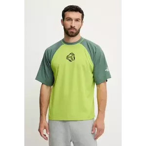 The North Face tricou TNF X NSE culoarea verde, cu imprimeu, NF0A8CTK9D81 imagine