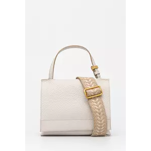 Gianni Chiarini poșetă de piele NICOLE culoarea alb, BS.11335.TKL.NAETN imagine