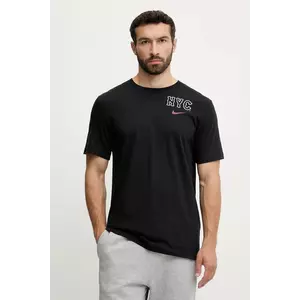 Nike tricou din bumbac New York Mets culoarea negru, cu imprimeu, N199-00A-NME-SAZ imagine