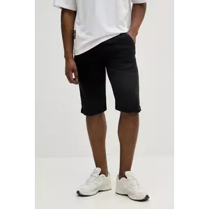 Karl Lagerfeld pantaloni scurți din in culoarea negru, 552815.265816 imagine