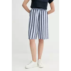 Sandro Ferrone pantaloni scurți cu imprimeu, high waist, S15XBEARPA imagine