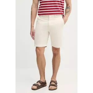 Pepe Jeans pantaloni scurți REGULAR CHINO SHORT bărbați, culoarea bej, PM801181 imagine