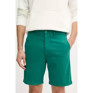 Pepe Jeans pantaloni scurți REGULAR CHINO SHORT bărbați, culoarea verde, PM801181 imagine