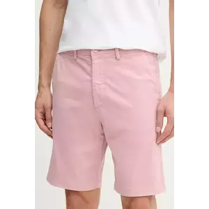 Pepe Jeans pantaloni scurți REGULAR CHINO SHORT bărbați, culoarea roz, PM801181 imagine