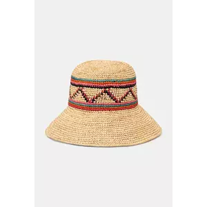 Answear Lab pălărie Handmade culoarea bej imagine