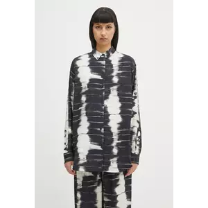 Samsoe Samsoe camasa femei, culoarea alb, cu guler clasic, relaxed imagine