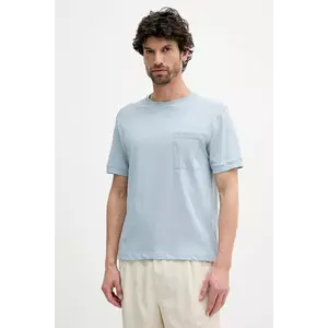 United Colors of Benetton tricou din amestec de in culoarea roz, neted imagine