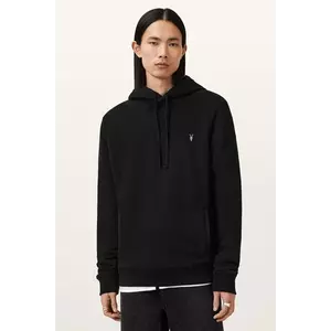AllSaints hanorac de bumbac RAVEN OTH HOODY cu glugă, uni, M003NZ imagine