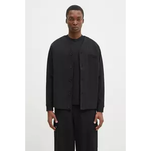 Pangaia bluza culoarea negru, neted, 10002237 imagine