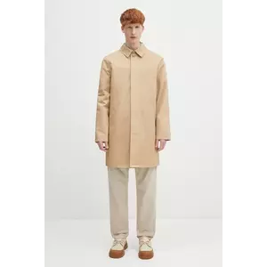 A.P.C. palton de bumbac mac ville culoarea bej, de tranzitie, COZBA.H01103 imagine