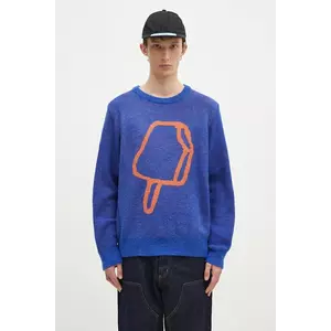 ICECREAM pulover din amestec de lana Popsicle Crewneck barbati, IC24436 imagine